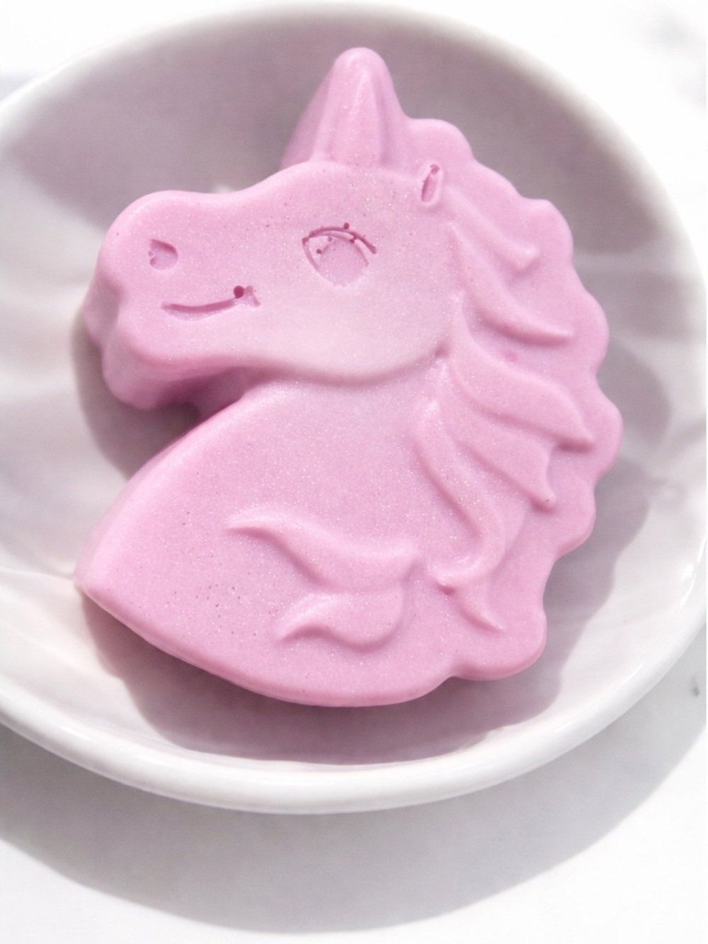 Cucumber watermelon soap handmade Purple Unicorn 3x2in 6oz shea butter